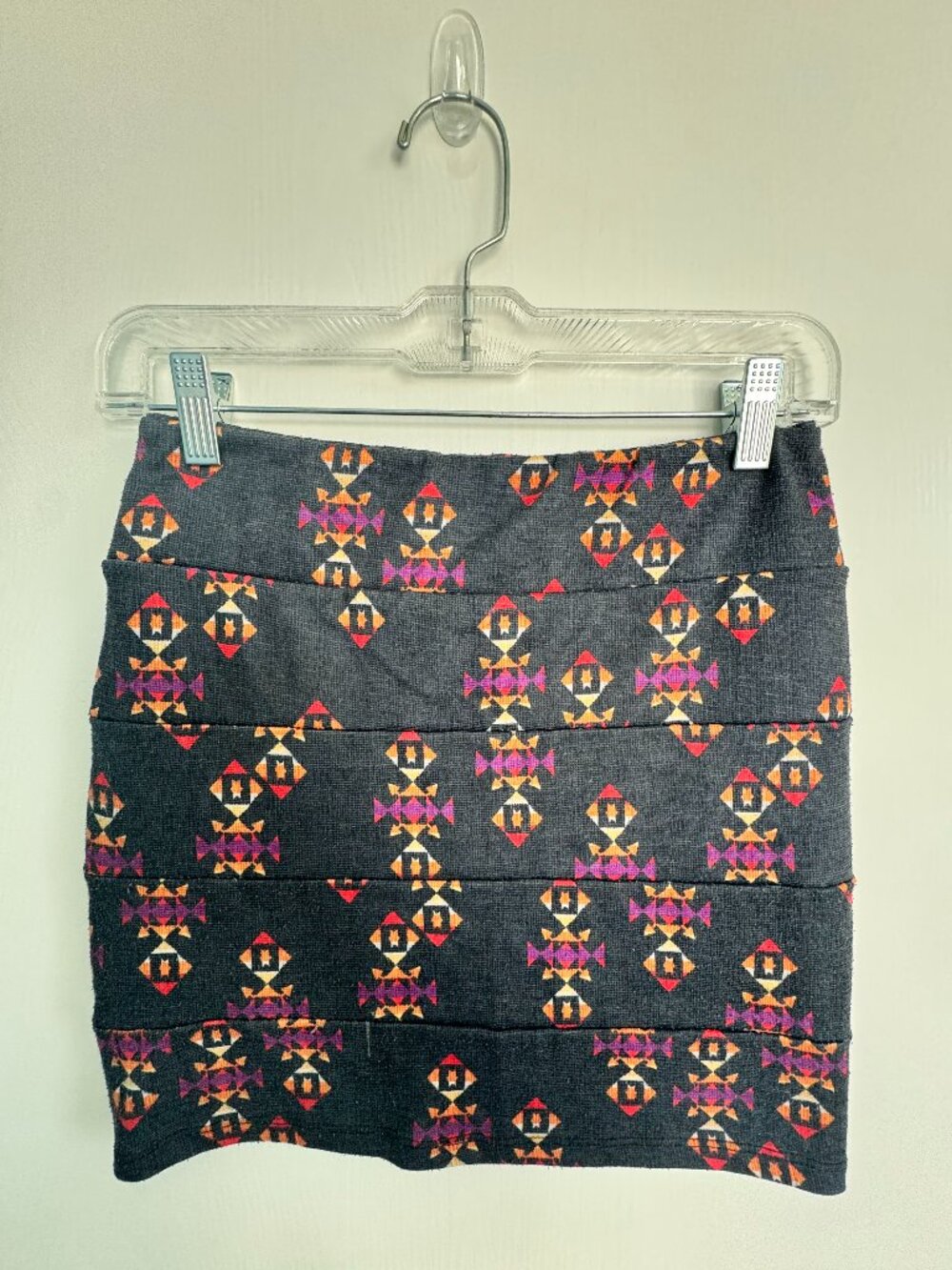 Nollie Women’s Small Southwestern Aztec Print Mini Skirt Made in USA